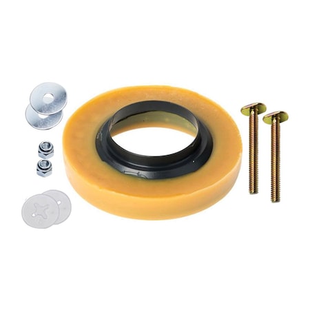 Thrifco Plumbing 04425 4 Inch X 3 Inch Wax Ring W/Br.Bolts 4544029